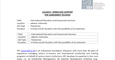 Vacancy for Assessment Division Support - Jan 2025 rev2